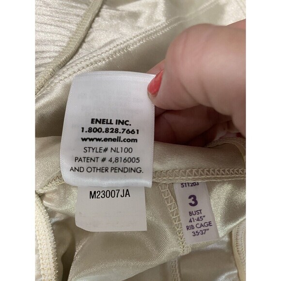 Enell Gold Sports Bra Size 3 - Picture 10 of 12